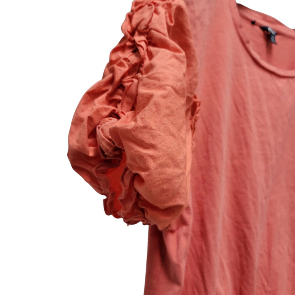 Buffalo David Bitton Women's Puff Short Sleeves Blouse Large - Picture 6 of 9